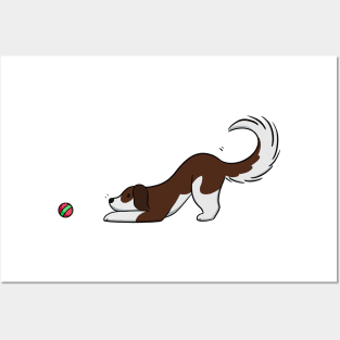 Dog with a Ball Posters and Art